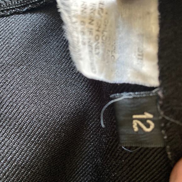 E. H Woods Skirt Womens 12 Black Lightweight - Picture 4 of 7